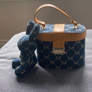 Ladies Clutch Crossbody Denim New